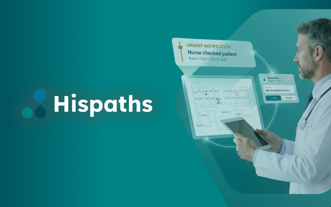 Tecnología Hispaths para la eficiencia operativa y localización en hospitales modernos.