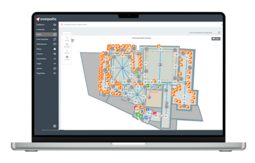 everpaths vista planos en plataforma web